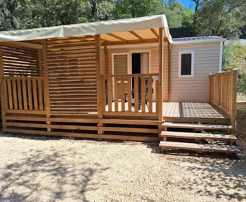 Huuraccommodatie(s) - Stacaravan 2 Slaapkamers Domino - Airconditioning Confort 24M² - Flower Camping Le Saint Michelet