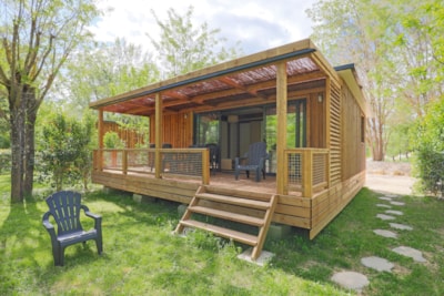 Chalet Portland 35m² Premium - 3 bedrooms + covered terrace + airco - Pedestrian area — 1