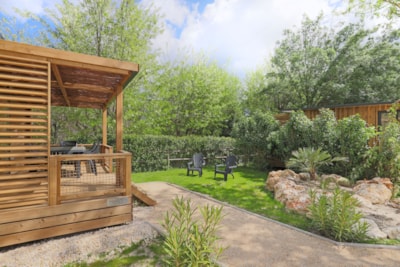 Chalet Moréa 25m² Premium - 2 bedrooms + covered terrace + airco - Pedestrian area — 3