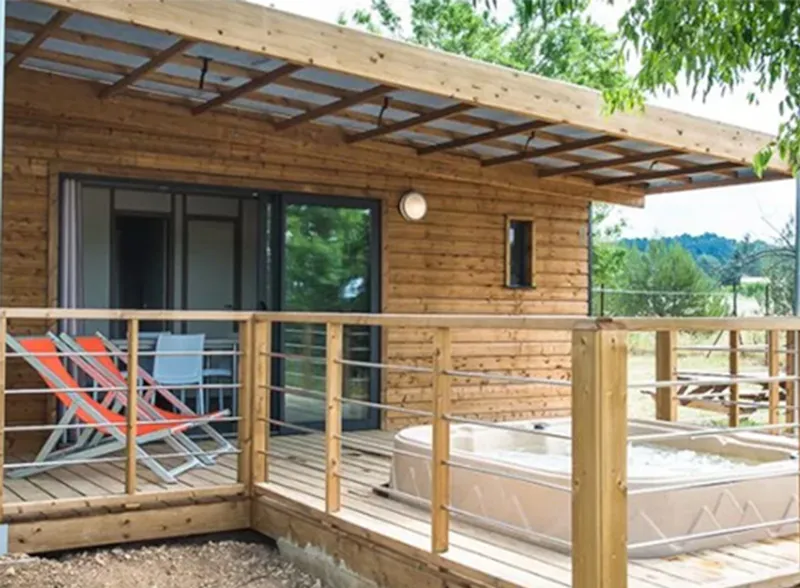 Chalet Luberon - 35M² - 2 Chambres + Jacuzzi (4 Adultes & 1 Enfant De Max 12 Ans)