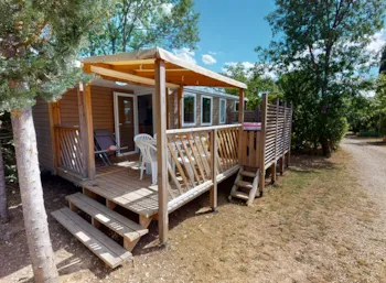 Huuraccommodatie(s) - Starcaravan Vaucluse - 28M² - 3 Slaapkamers + Jacuzzi - Campasun Camping Les Hautes Prairies