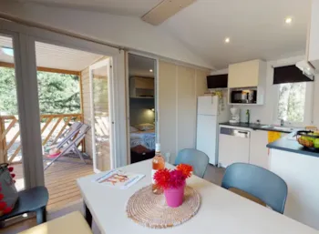 Huuraccommodatie(s) - Starcaravan Lavande - 28M² - 3 Slaapkamers - Campasun Camping Les Hautes Prairies