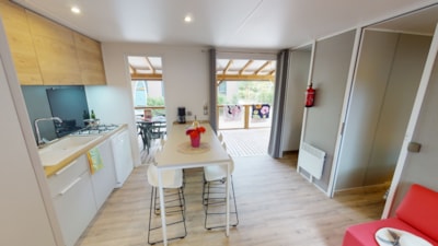 Mobile home Cigale - 35m² - 3 bedrooms (5 adults & 1 child max 12 yrs) — 2