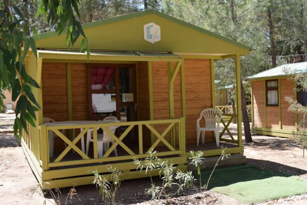Location - Chalet Amandier 2 Chambres - Camping Paradella