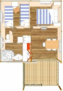 Chalet Violette 2 Chambres