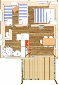 Chalet Muguet 2 Chambres