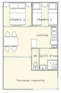 Chalet Amandier 2 Chambres