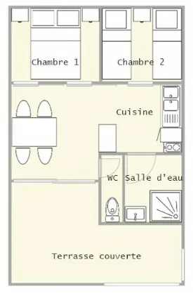 Chalet Cédratier 2 Chambres