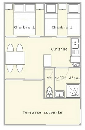 Chalet Cédratier 2 bedrooms