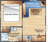 Mobil Home Figuier 1 Chambre