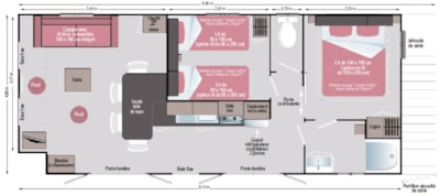 Mobilhome VIP Cap Deseo - 34 m²- Sea view and Jacuzzi — 6
