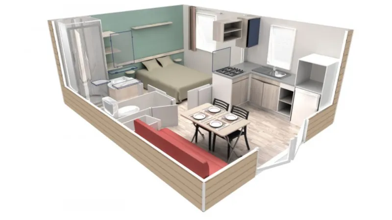 Evo 20M2  Confort / Climatisée  Vue Mer