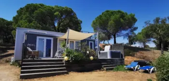 Mietunterkunft - Mobilheim Vip Cap Deseo 34 M² Mit Jacuzzi Meeressicht Und Jacuzzi - Camping Les Lauriers Roses