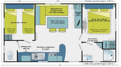 SUPER MERCURE Confort - 2 bedrooms 28m² - — 3
