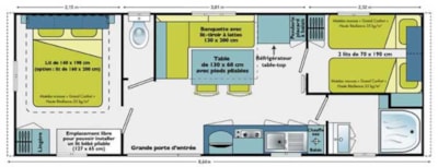ALTAIR CONFORT 2 BEDROOMS 25m² Sea View — 2