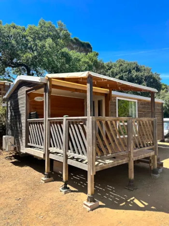 Huuraccommodatie(s) - Stacaravan Provence - 4 Pers - 2Ch - Klim/Tv - 26M2 - Campasun Camping Les Lauriers Roses