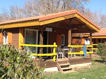 Mietunterkunft - Hütte Abeille 35M² - 2 Zimmer - Camping Le Pont d'Allagnon