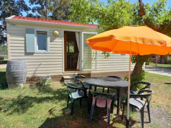 Mietunterkunft - Mobilheim Ridorev 27M² - 2 Zimmer - Camping Le Pont d'Allagnon