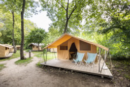 Huuraccommodatie(s) - Klassieke Tent Iv - Camping de Paris