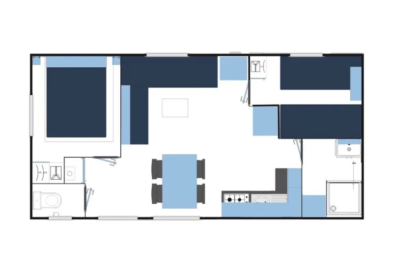 Mobil-Home Access - 2 Chambres