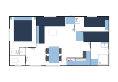 Mobile home Access 2 bedrooms — 3