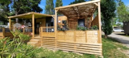 Accommodation - Mobile Home Privilège 4 Bedrooms Half-Covered Terrace - Camping Eden Villages Manoir de Ker An Poul
