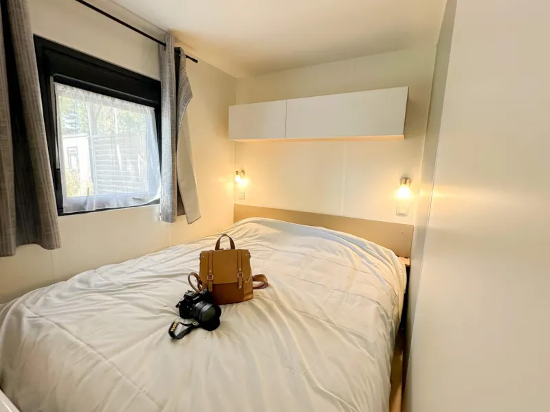 Mobil-Home Privilège 4 Chambres Avec Terrasse En Bois Semi Couverte