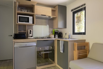 Mobile home Privilège 4 bedrooms Half-covered terrace — 7
