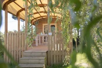 Mietunterkunft - Planwagen - 2 Zimmer - 1 Bad - Camping Eden Villages Manoir de Ker An Poul