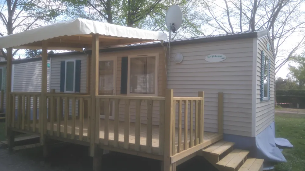 Huuraccommodatie(s) - Stacaravan Classic (2 Slaapkamers) - Camping Les Chambons