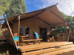 Mietunterkunft - Wood Lodge - Mit Sanitär - Camping Seasonova Les Vosges du Nord
