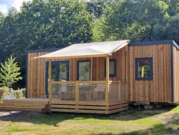 Mietunterkunft - Cottage Prestige - Inklusive Entwässerung - Camping Seasonova Les Vosges du Nord