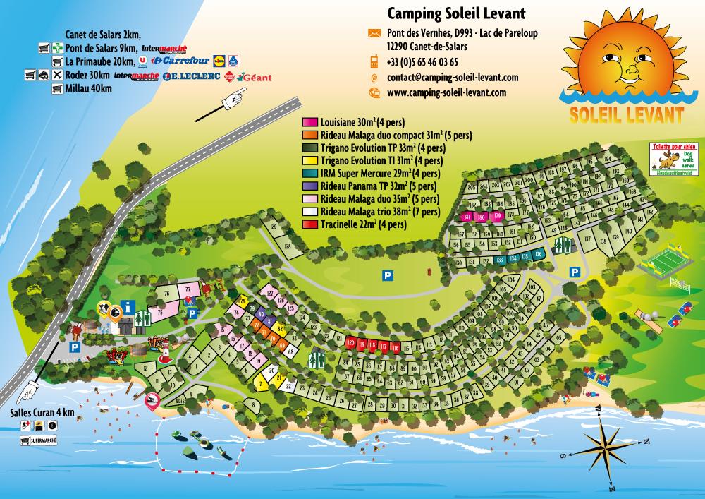 Camping Soleil Levant In Canet De Salars Frankreich Jetcamp Com