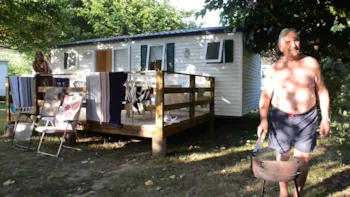 Mietunterkunft - Mobilhome Ophea 32M2 3 Chambres - Camping LES CERISIERS