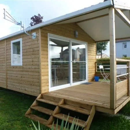 Mobil Home Iris- 1 Chambre - Cuisine - Salle De Bain - Terrasse Couverte -
