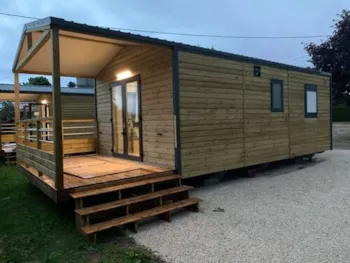 Huuraccommodatie(s) - Stacaravan Tulipe 1 - Overdekt Terras  -  2 Slaapkamers - Camping Fraiteux
