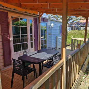Huuraccommodatie(s) - Stacaravan Marguerite -  2 Slaapkamers - Terras - - Camping Fraiteux