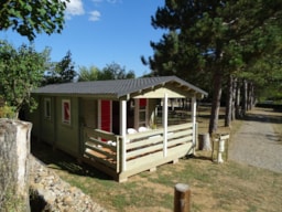 Huuraccommodatie(s) - Chalet Confort De 24 M² / 2 Chambres - Terrasse Couverte - Camping  SAINT MARTIN