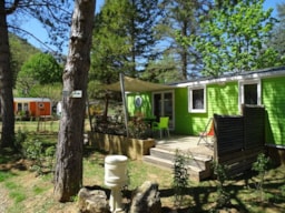 Huuraccommodatie(s) - Mobil-Home Grand Confort 35 M² / 3 Chambres - Terrasse - - Camping  SAINT MARTIN