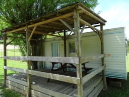 Huuraccommodatie(s) - Stacaravan 18M² / 2 Slaapkamers - Terras (Zonder Privé Sanitair) - Camping  SAINT MARTIN