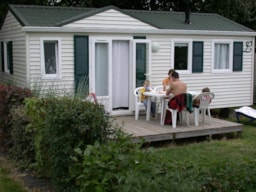 Mietunterkunft - Mobil Home "Grand Confort" (Photos Non Contractuelles) - Camping ROC DE L'ARCHE