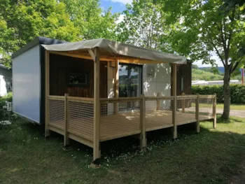 Mietunterkunft - Mobilheim "Grand Confort" - Camping ROC DE L'ARCHE