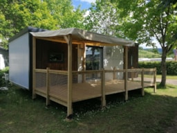 Mietunterkunft - Mobil Home "Grand Confort" - Camping ROC DE L'ARCHE