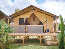 Location - Tente Lodge - Camping Le Port de Lacombe