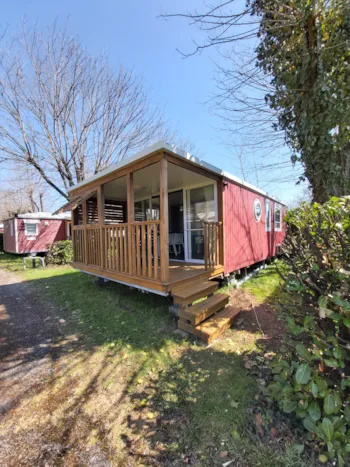 Location - Mobil Home Eglantine - 2 Chambres - Camping Le Port de Lacombe