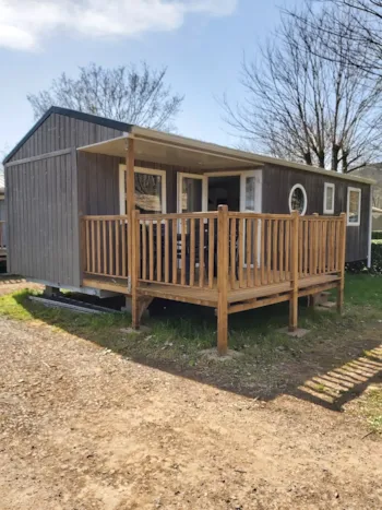 Location - Mobil Home Acacias- 3 Chambres - Camping Le Port de Lacombe
