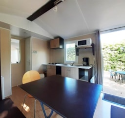 Accommodation - Mobile-Home Magnolia 25 M²- 2 Bedrooms - Camping Le Port de Lacombe