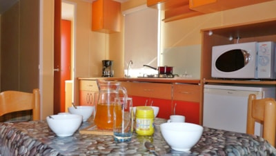 Mobilhome Privilège (with nice view to the lake)