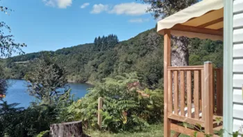 Accommodation - Mobilhome Privilège (With Nice View To The Lake) - Camping LA ROMIGUIERE