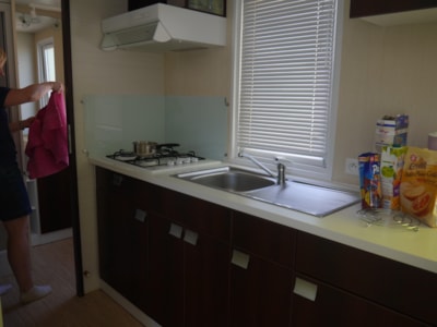 Mobile-home Confort 26m² (2 bedrooms) + Clim + terrace 10m²